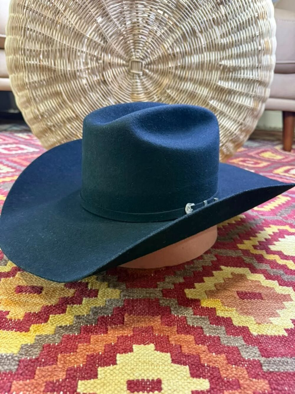 Ariat 3X Black Wool Cowboy Hat - Spur 7 5/8